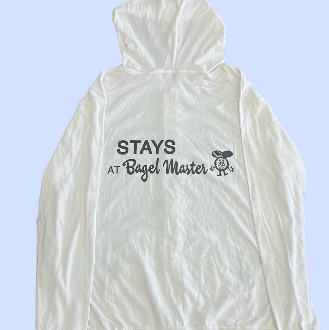 White Bagel Master Zip-Up